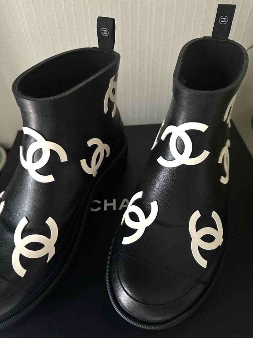 CHANELレインブーツ新品未使用