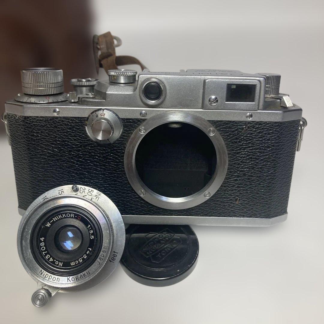 キャノン　オールドカメラ　NO.135725 革ケース付き