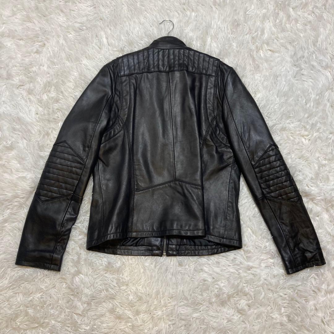 MICHAEL KORS シングルライダース レザージャケット　L