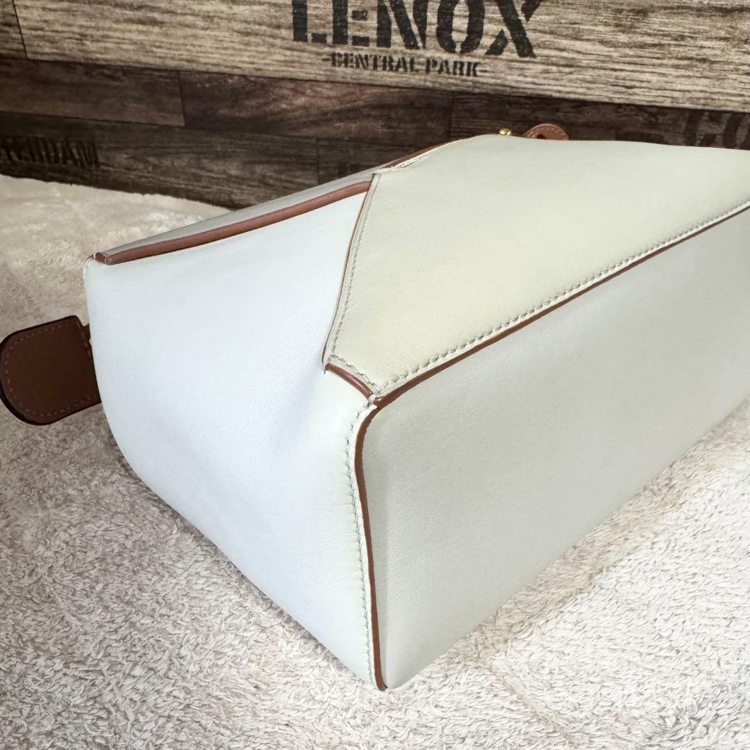 ロエベ パズルバッグ スモール ベージュ系 ギャランティカード 保存袋付き