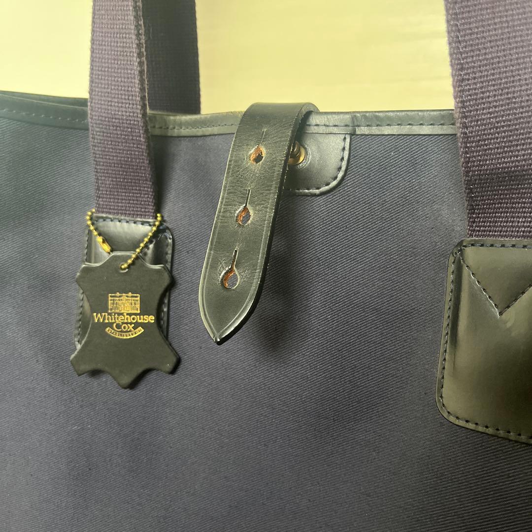 Whitehouse Cox トートバッグ　ネイビー