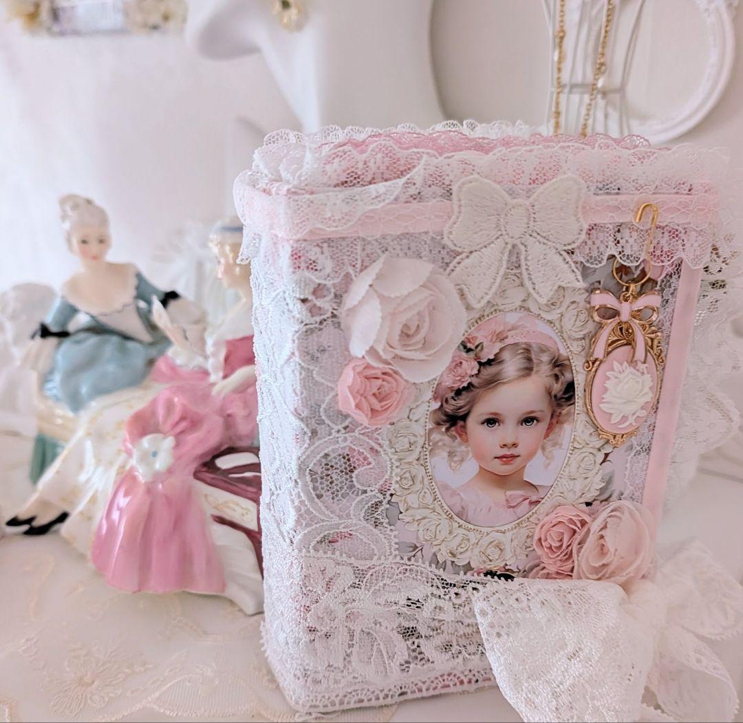 薔薇とレースのロマンチックスィートジャンクジャーナル*Charming*