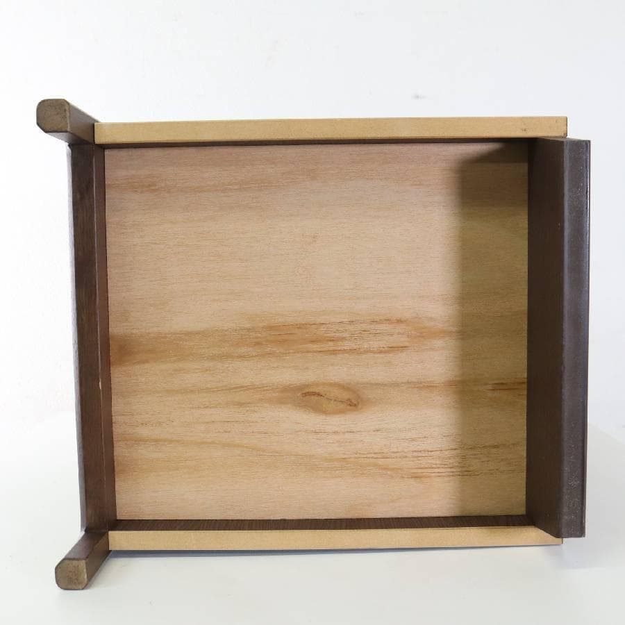 2の1カリモク家具 ナイトテーブル AU8450MK オーク材 コンセント 2