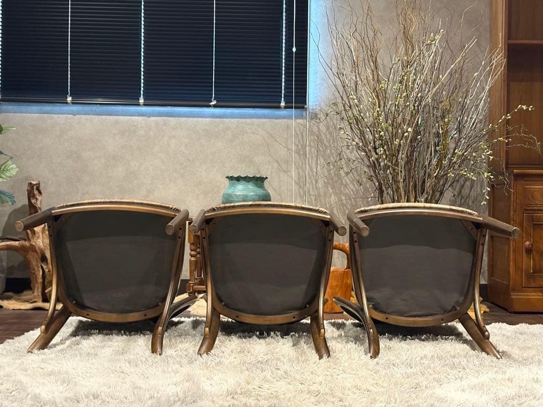 karimoku カリモク　ダイニングチェア　リビングチェア　ラタン IYG