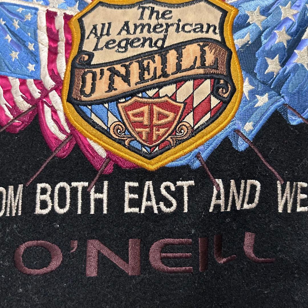 【専用】O'NEILL オニール【L】スタジャン バックロゴ レザー切替え 本革