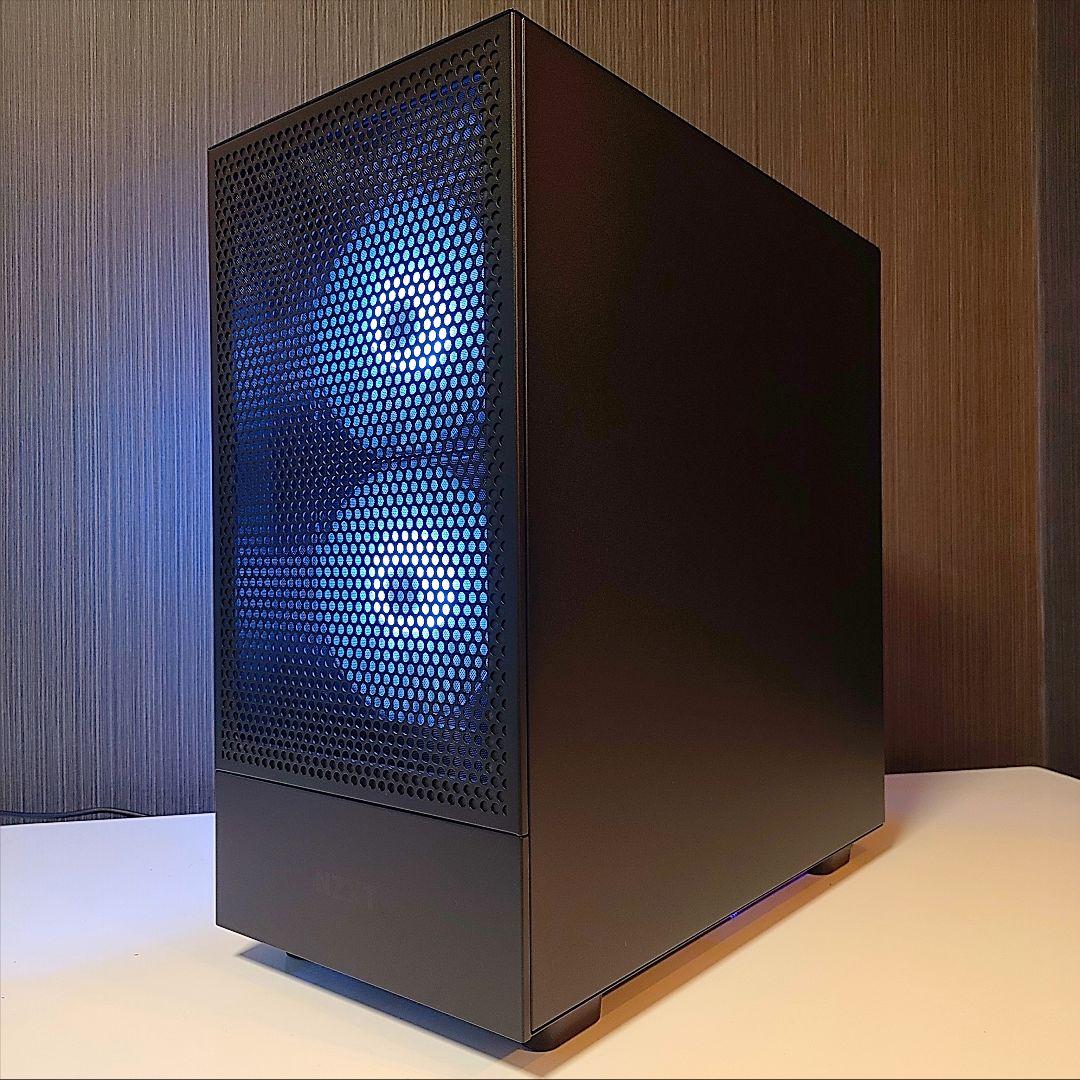 ✨光る ゲーミングPC✨デスクトップ／ブラック 黒／Windows11／水冷