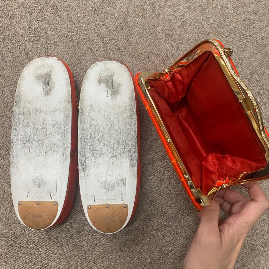 おまとめ512agu4,511agu28,帯,小物類,草履&バッグ□七五三 7歳