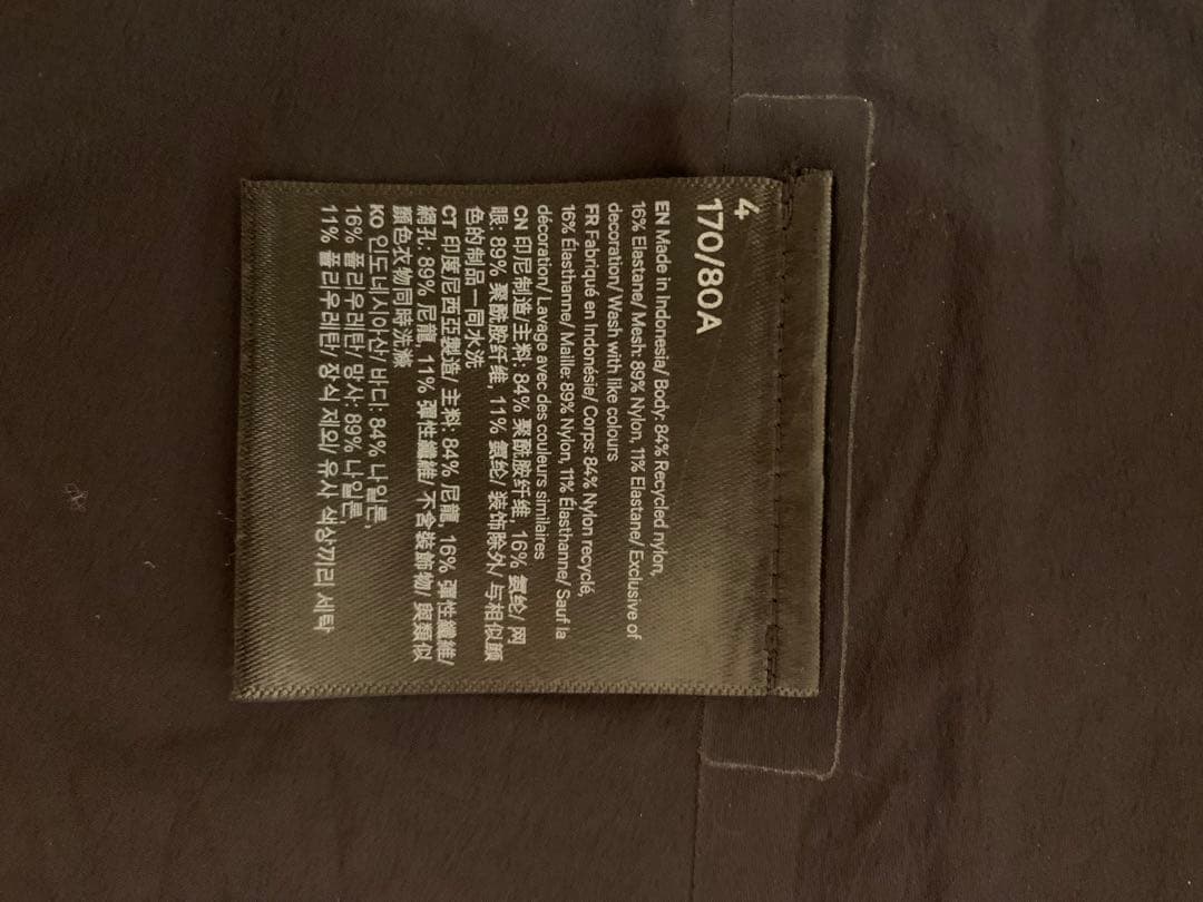 LULULEMON ブラック サイクルジャケット フルジップ