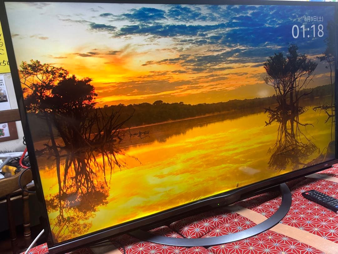 アクオス50型 液晶テレビ Android TV 4T-C50AM1 2018年