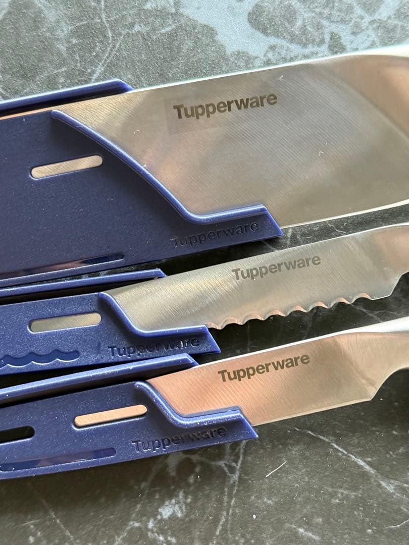 Tupperware タッパーウェア包丁3種類セットまとめ売り