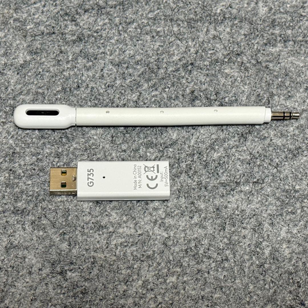 【美品】Logicool G735 ゲーミングヘッドセット ホワイト