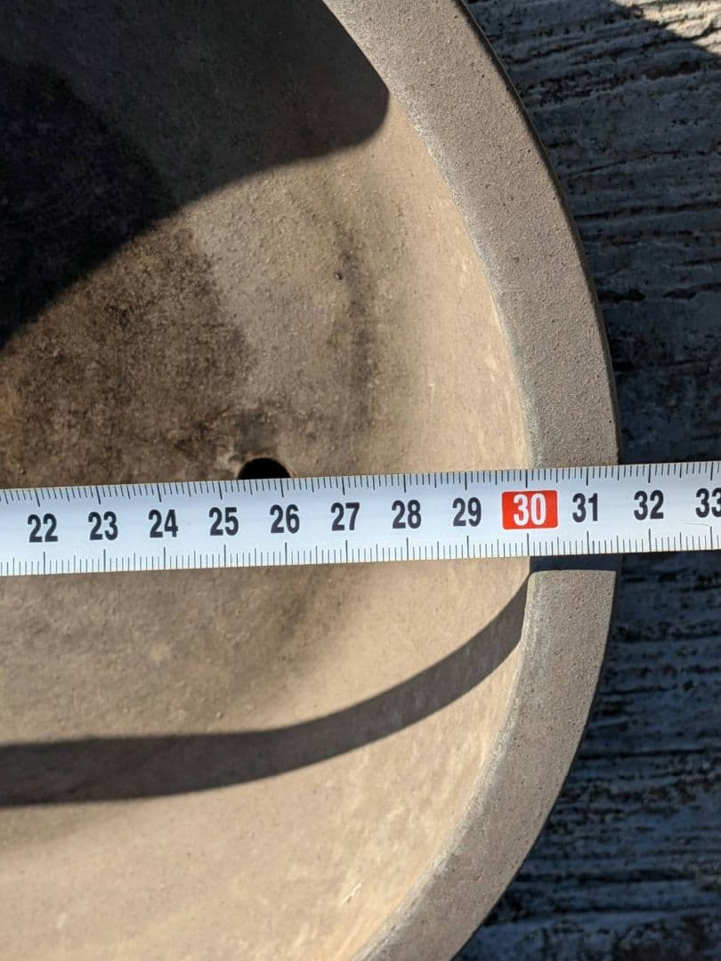 盆栽鉢　上下紐雲脚丸鉢