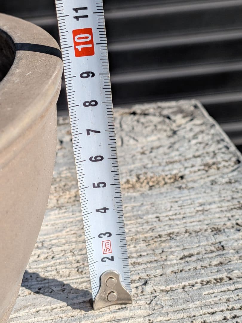 盆栽鉢　上下紐雲脚丸鉢