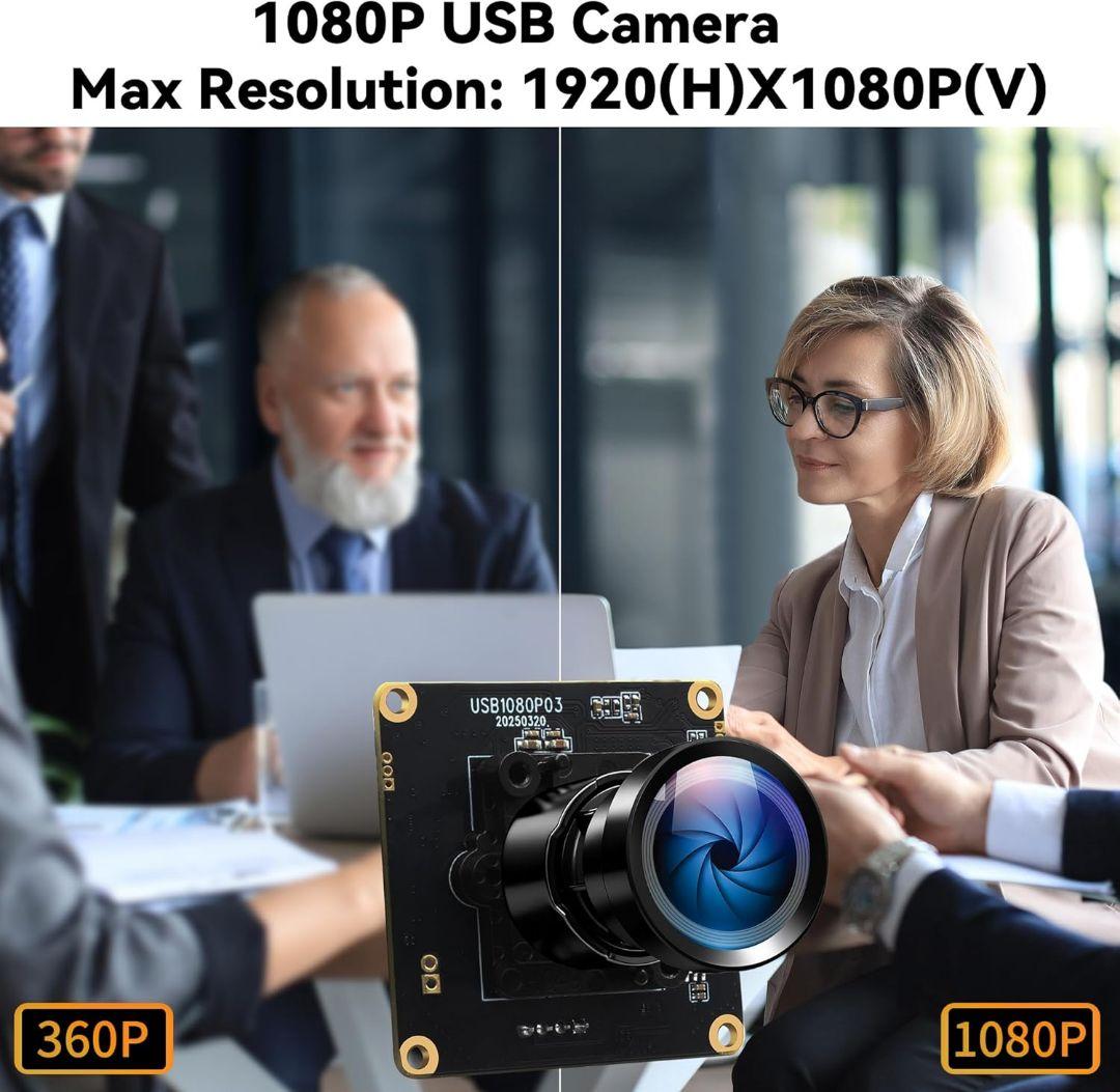 ウェブ カメラ HDR 110° 広角レンズ USB