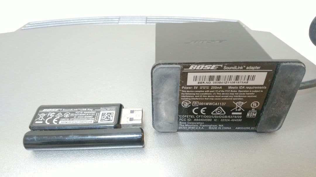 BOSE Wave Music System　sound link　シルバー　銀