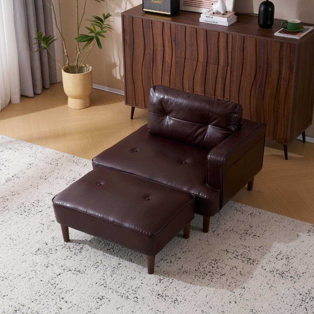 超人気！2-3人掛 Ｌ字 けソファー 自由レイアウト左右に使える Brown