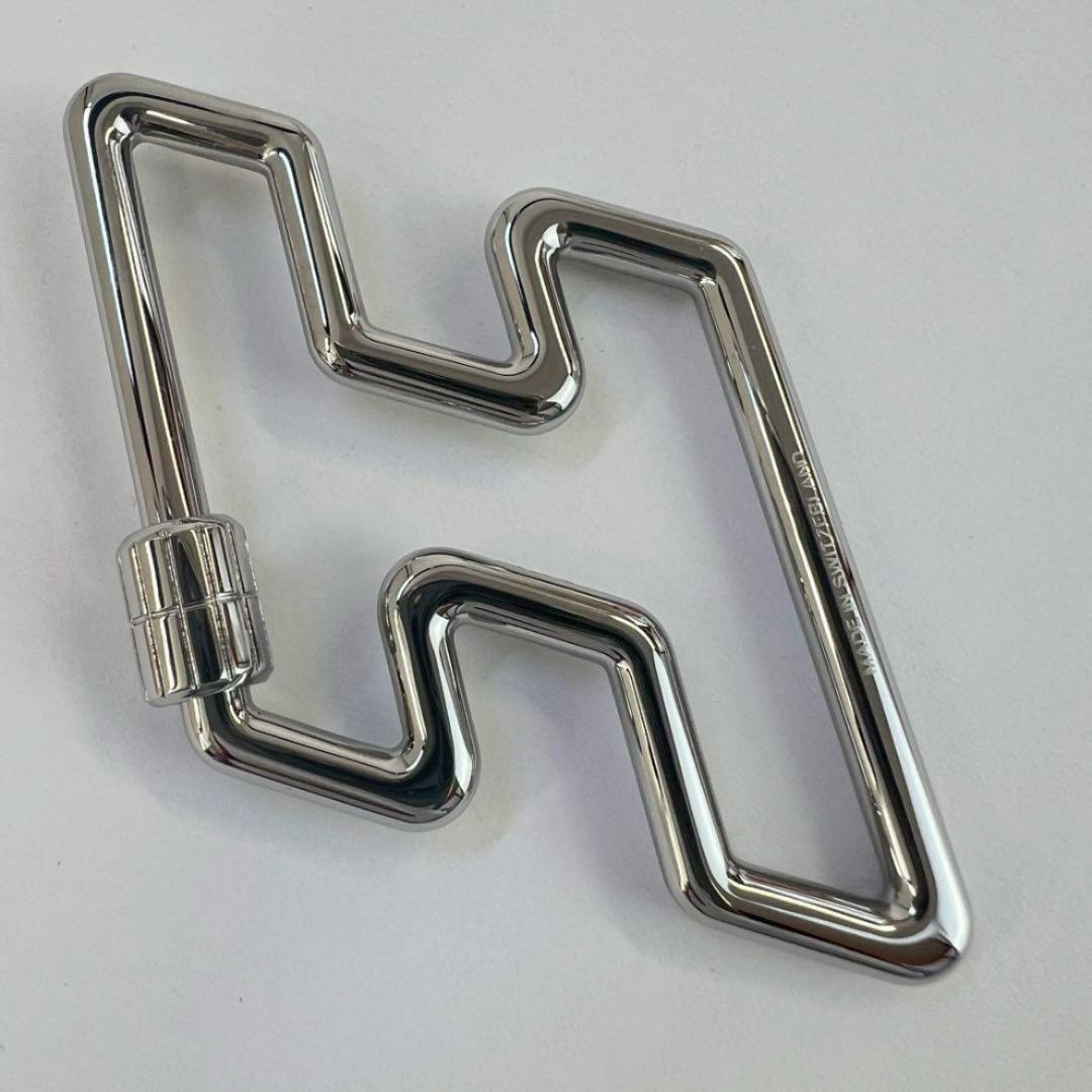 新品未使用　HERMES エルメス　Hトゥ・スピード　シルバー　キーリング