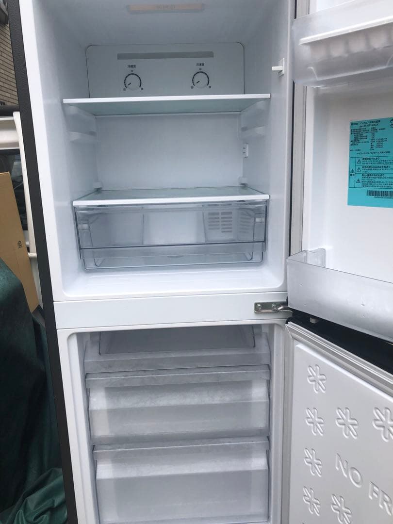 ハイアールHaier 2ドア冷凍冷蔵庫JR-N148CK全国送料設置無料