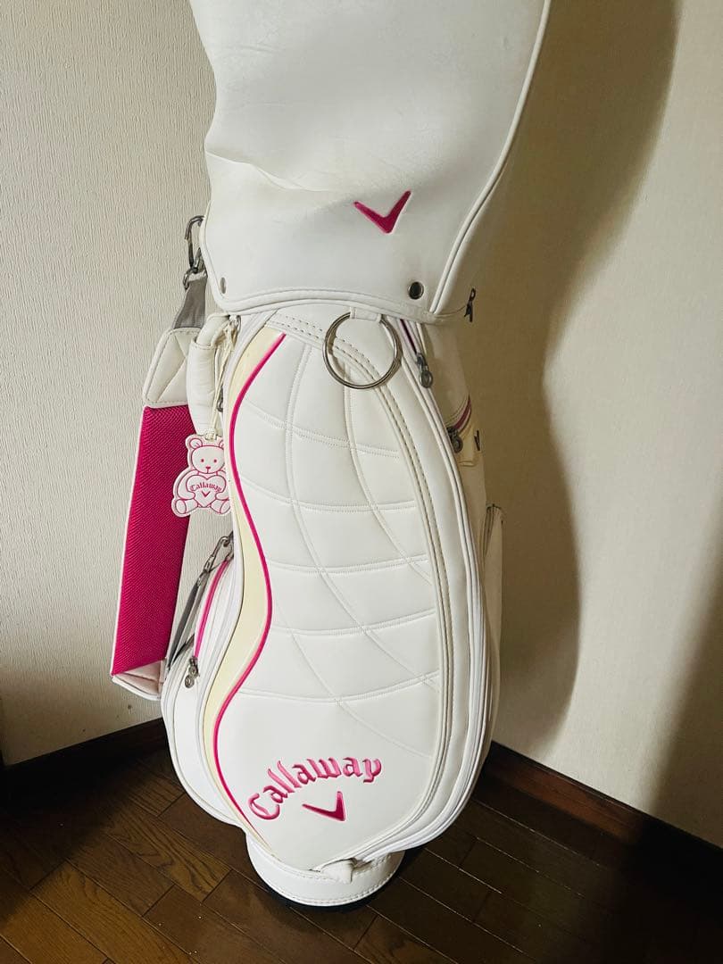Callaway ゴルフバッグ・キャディバッグ ホワイト・ピンク　レディース