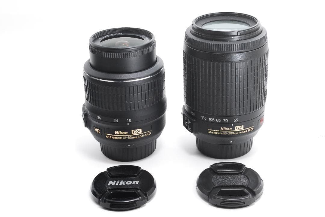 【超高画質×ダブルVR】Nikon D3200 標準＋望遠セット