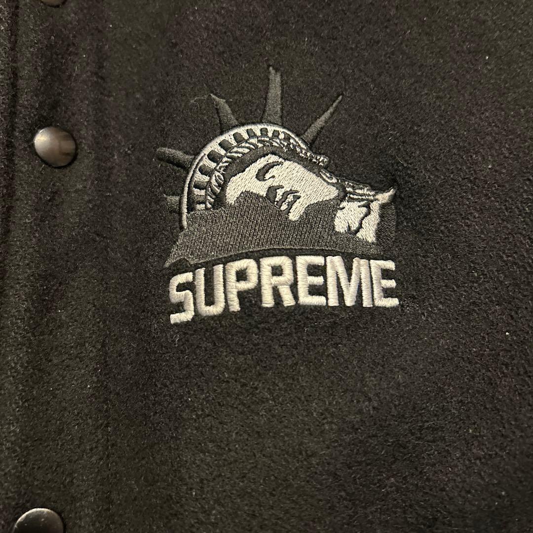 SUPREME varsity jacket 自由の女神