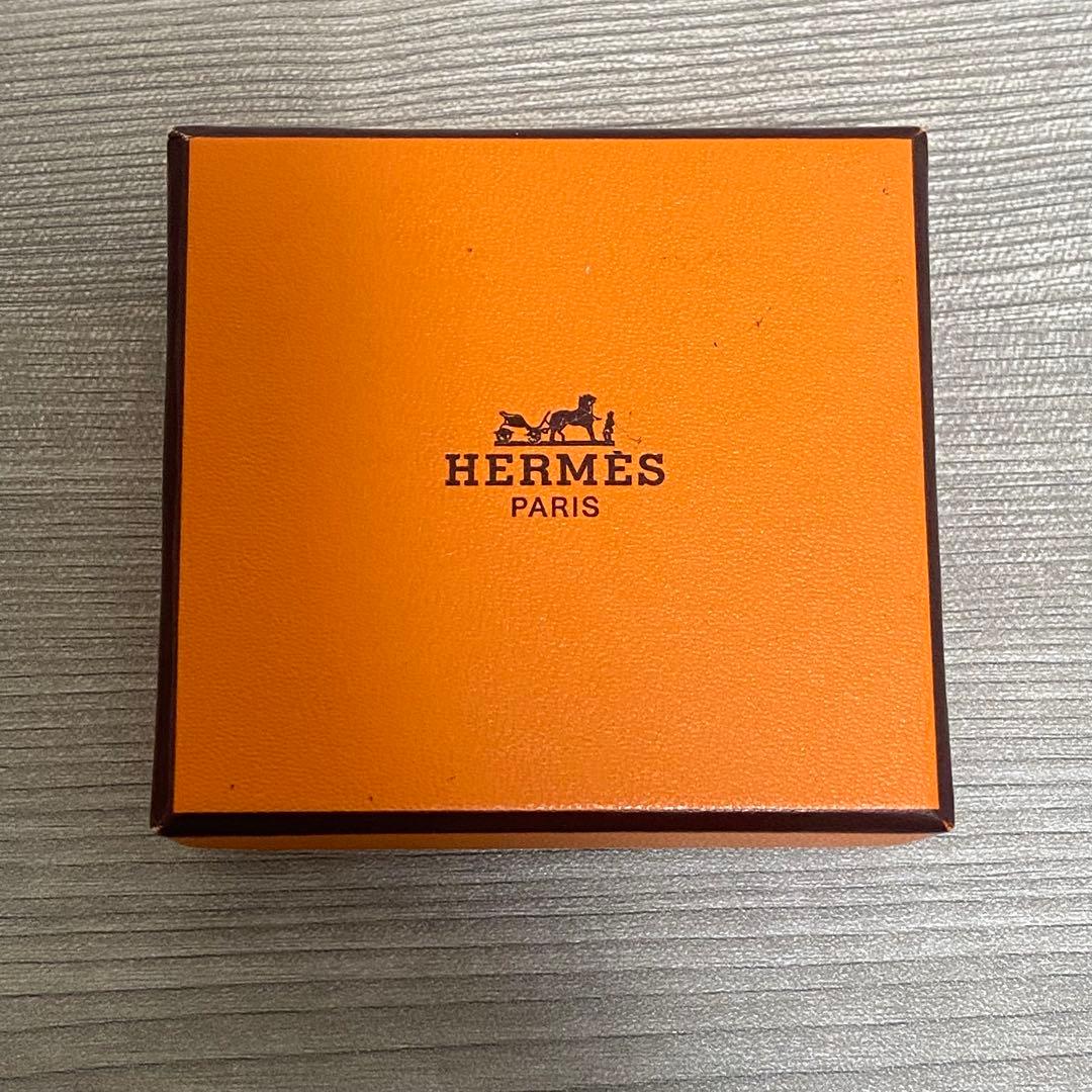 【HERMES】エルメス ミニフォトケース レザー イエロー　箱付
