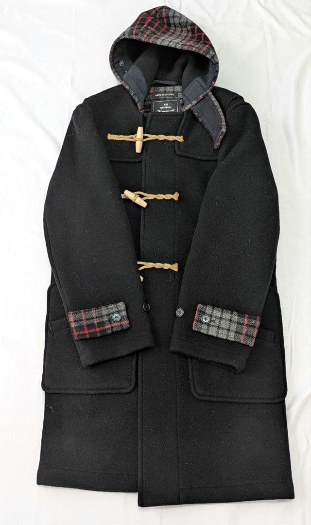 【極美品】 グローバーオール×SILAS ダッフルコート　ウール　ブラック　M