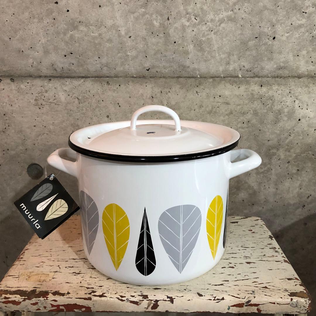 北欧　ムールラ　鍋　両手鍋　ホーロー　ホーローキャセロール　北欧食器