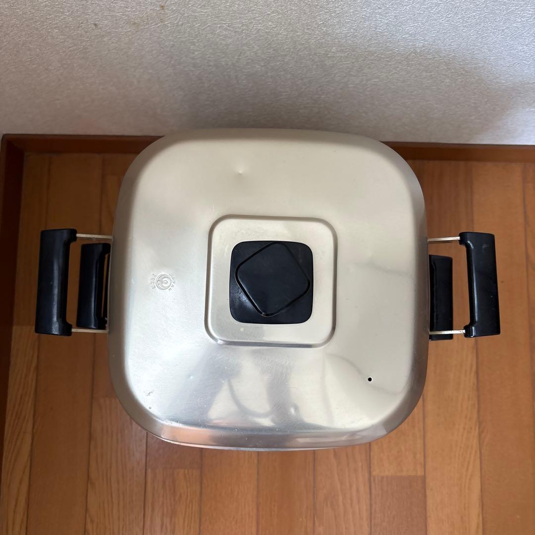 ツルマル印　アルミ3段式蒸し器　26㎝