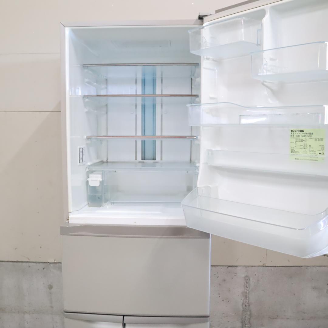 TOSHIBA GR-E43N(NU) 冷蔵庫 427L B80
