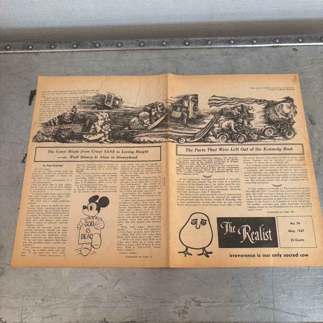 The Realist ザ リアリスト マガジン メモリアルオージー　額装