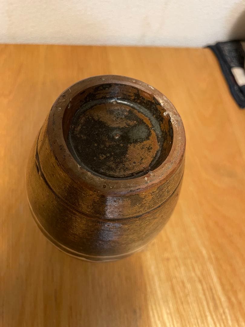 金城次郎　壺屋時代　波紋イッチン　徳利　花瓶　民藝　古民藝　民芸