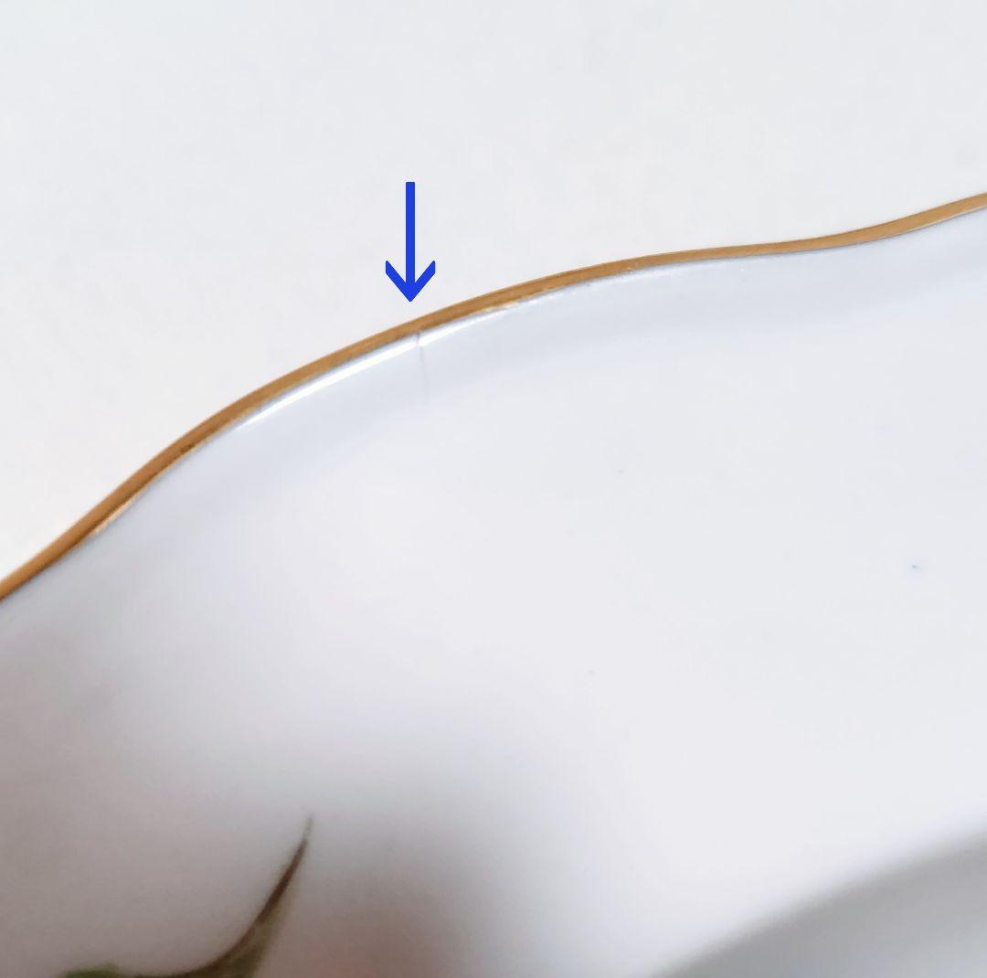 マイセンMEISSEN 【ピンクローズ】23.5cm深皿・ボウル皿【未使用美品】