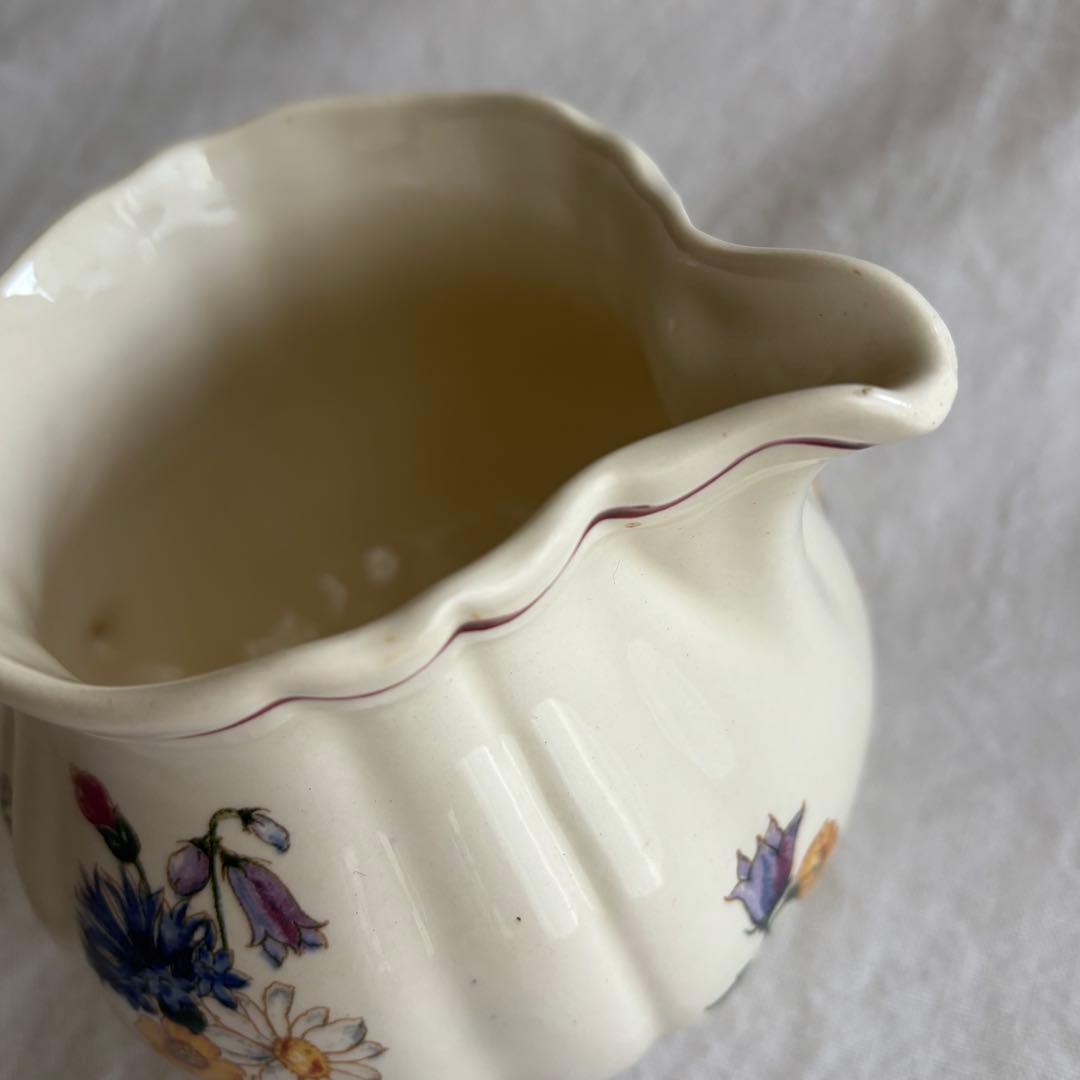 フランスアンティーク サルグミンヌ Agreste シュガーポット&ミルクポット