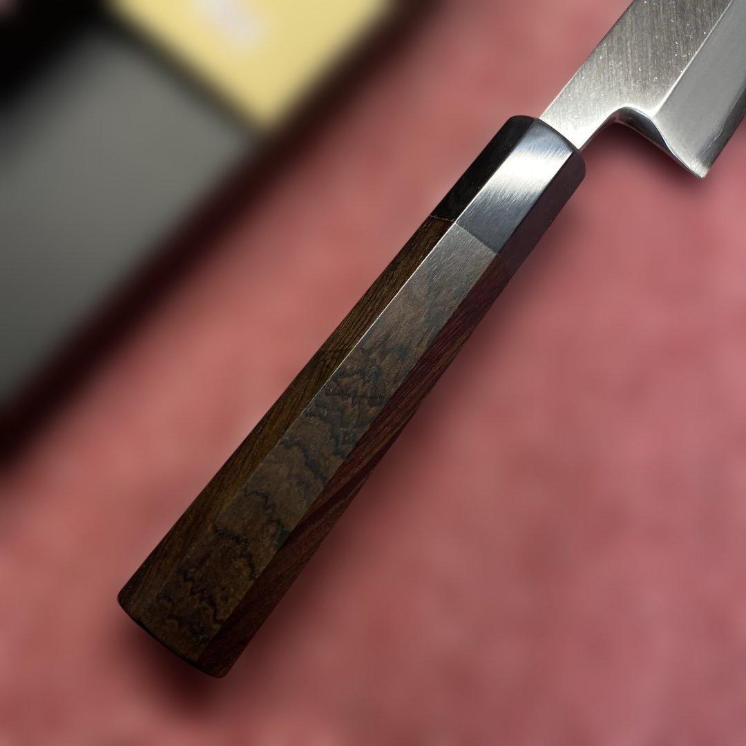 銀三　勘所切付型特製万能和包丁　210㎜ 7寸