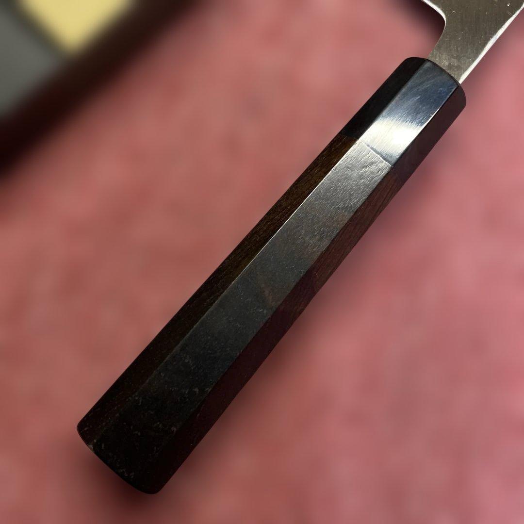 銀三　勘所切付型特製万能和包丁　210㎜ 7寸