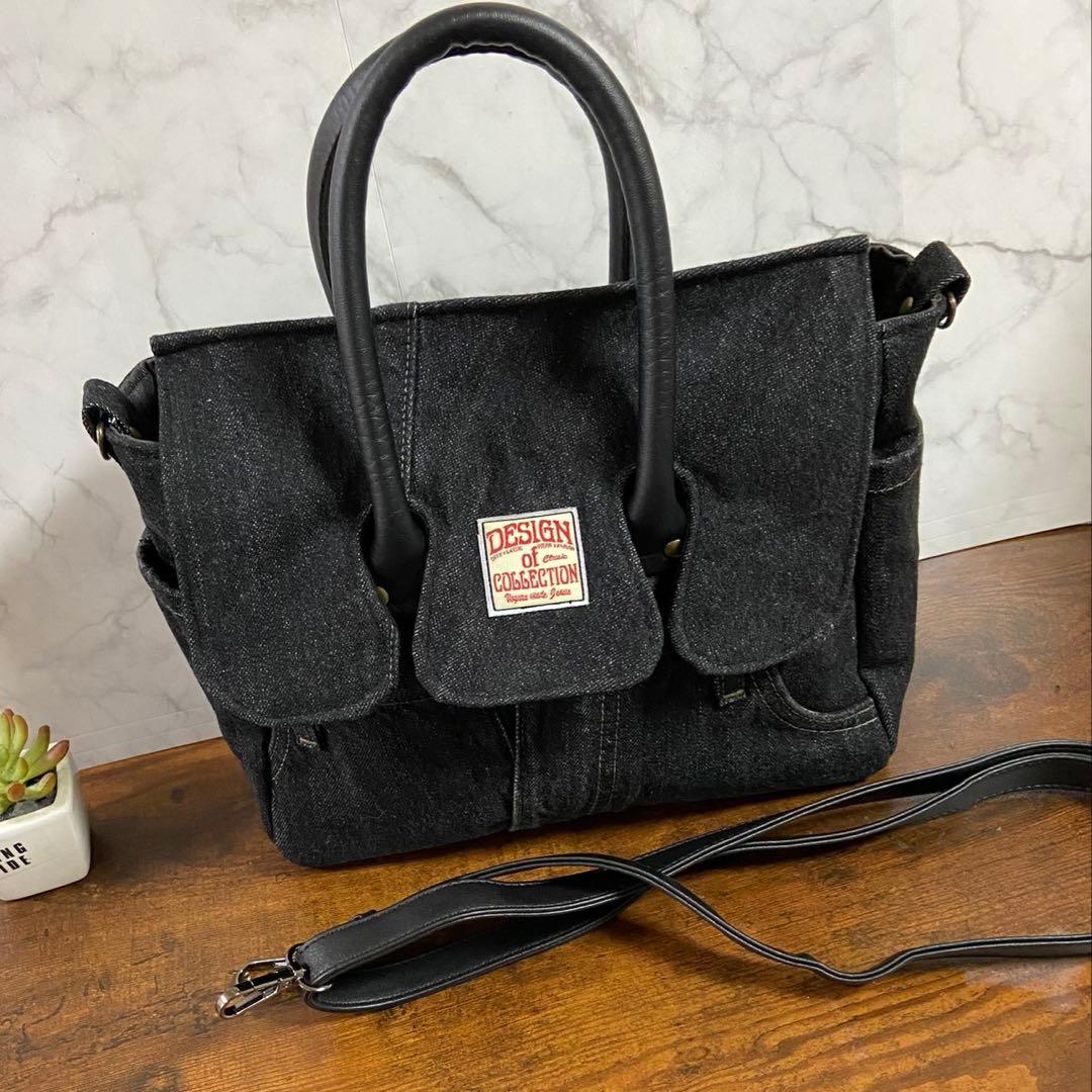 専用*No.28 デニムリメイク【デニムバッグ】ハンドメイド