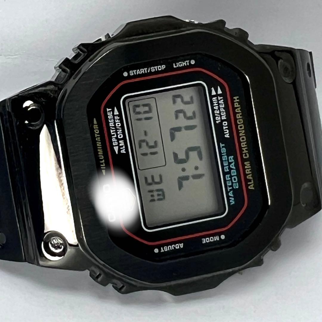 新品 フルメタルカスタム用ステンレスブラック、ベゼル・バンド(時計は含みません)