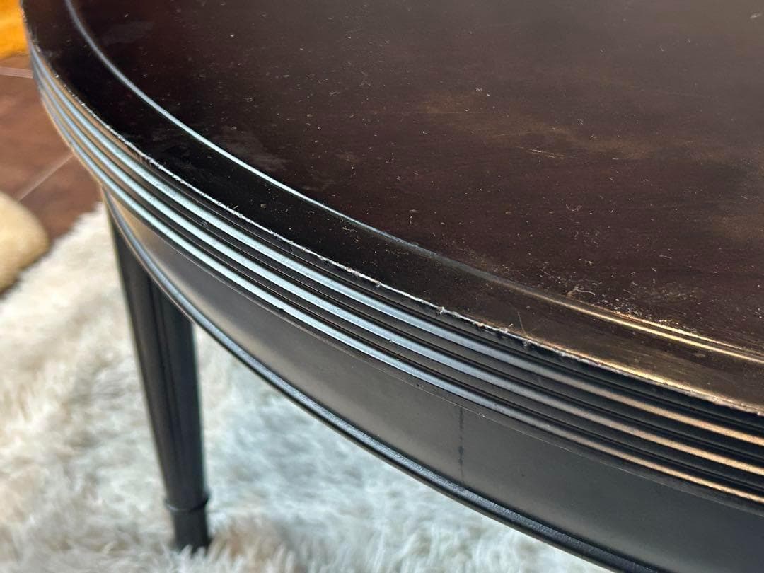 モリシゲ　ローテーブル　ラウンドローテーブル　ブラウン　テーブル　円卓　ISG