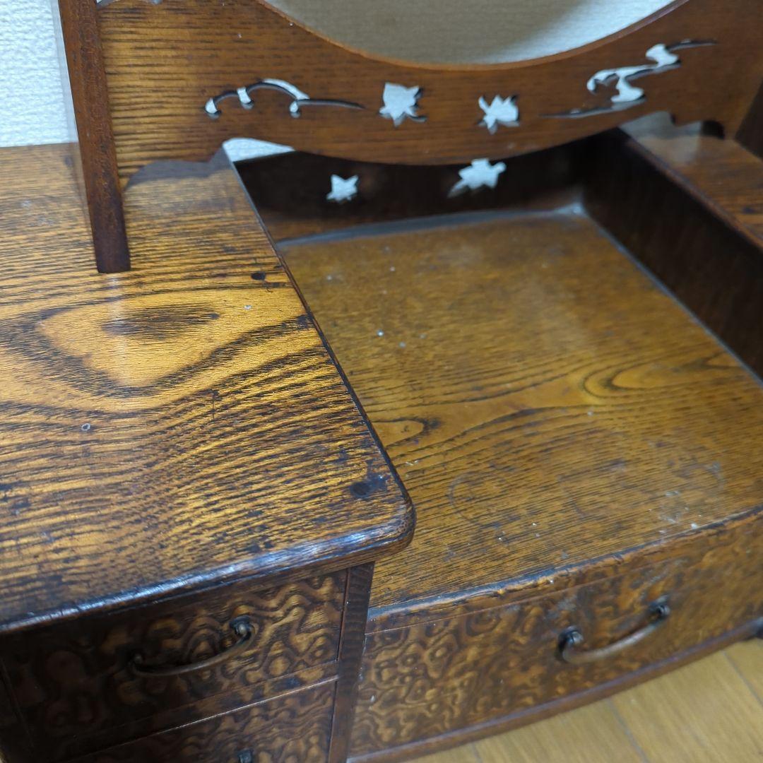 木製和風ドレッサー　化粧鏡　昭和レトロ　古民家　アンティーク