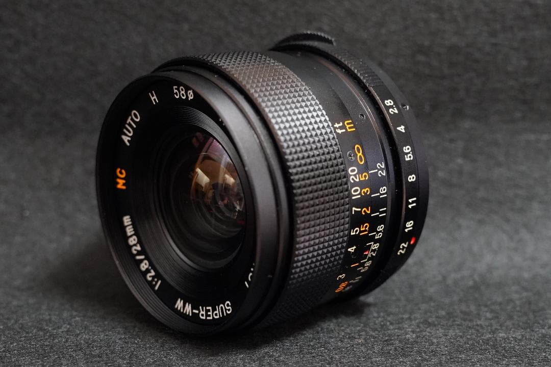 オールドレンズ PORST SUPER-WW MC AUTO1:2.8 28mm