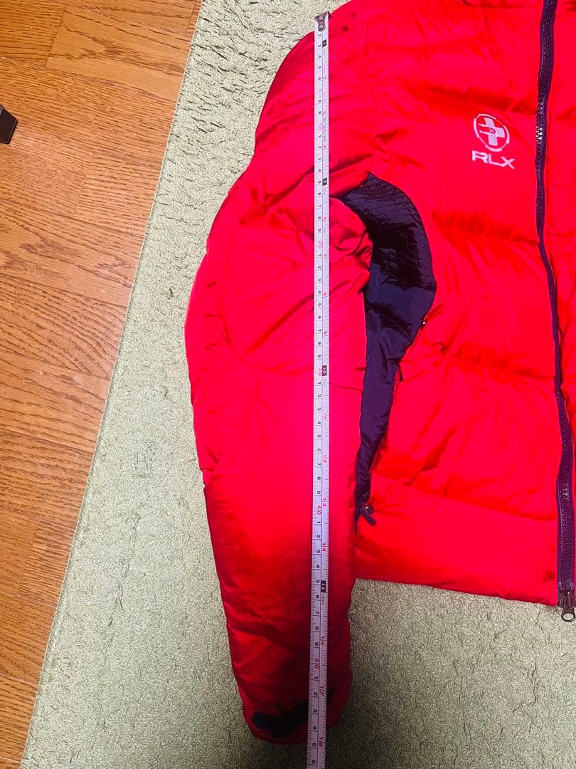 ラルフローレン　RLX フード付きダウンジャケット 赤