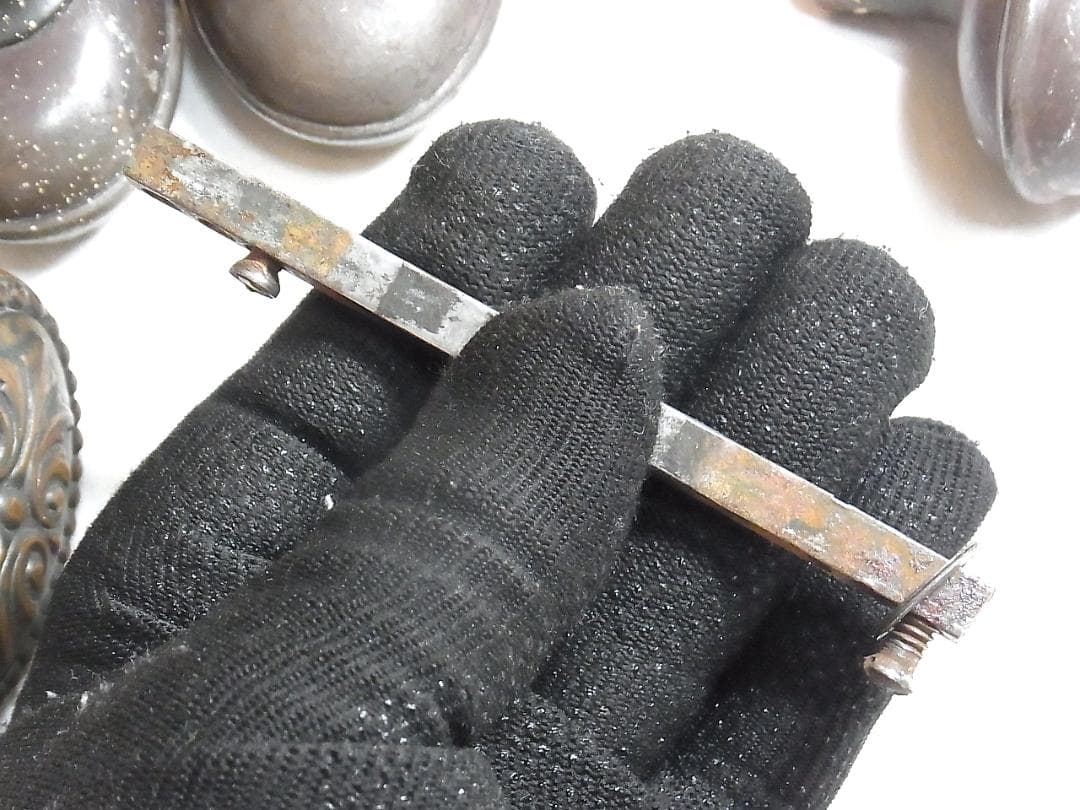 アンティーク １９３０年代 ドアノブ 4個 アメリカ製 ヴィクトリアン USA