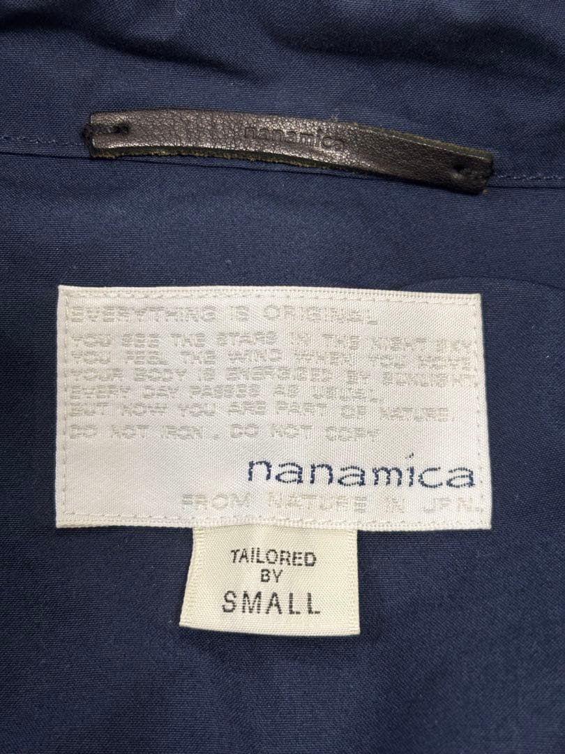 狢*様 nanamica ナナミカ モッズコート コットン ネイビー フード着脱