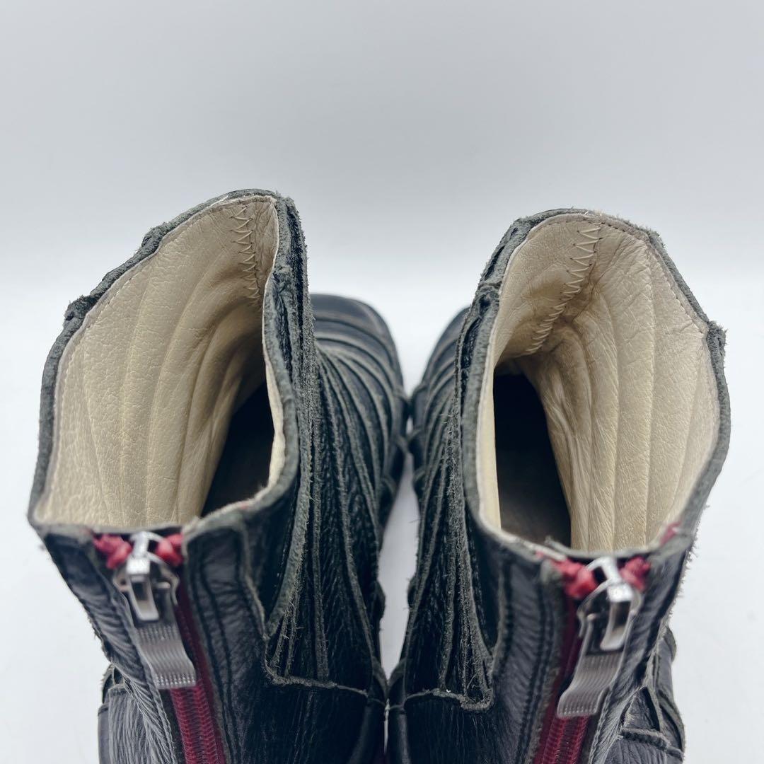 大人気❗️Estacion エスタシオン サイドジップ 黒 ショートブーツ L