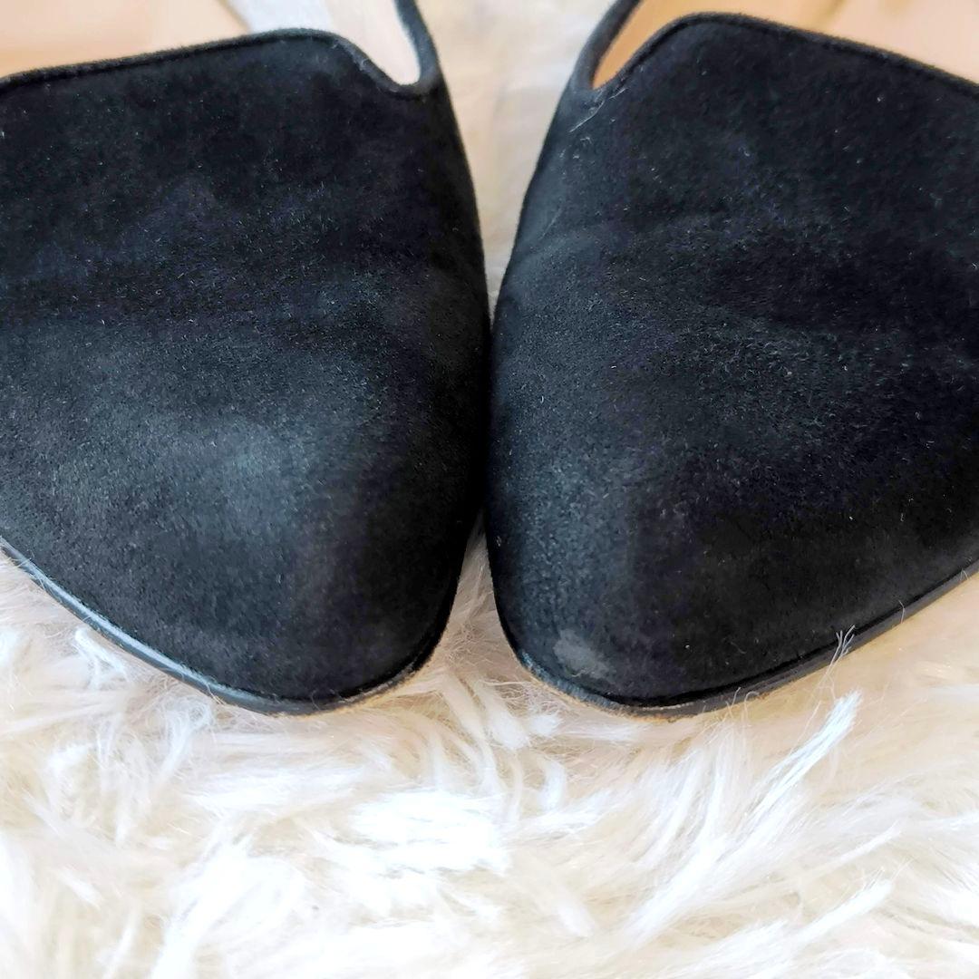 MANOLO BLAHNIK マノロブラニク スエード フラットシューズ