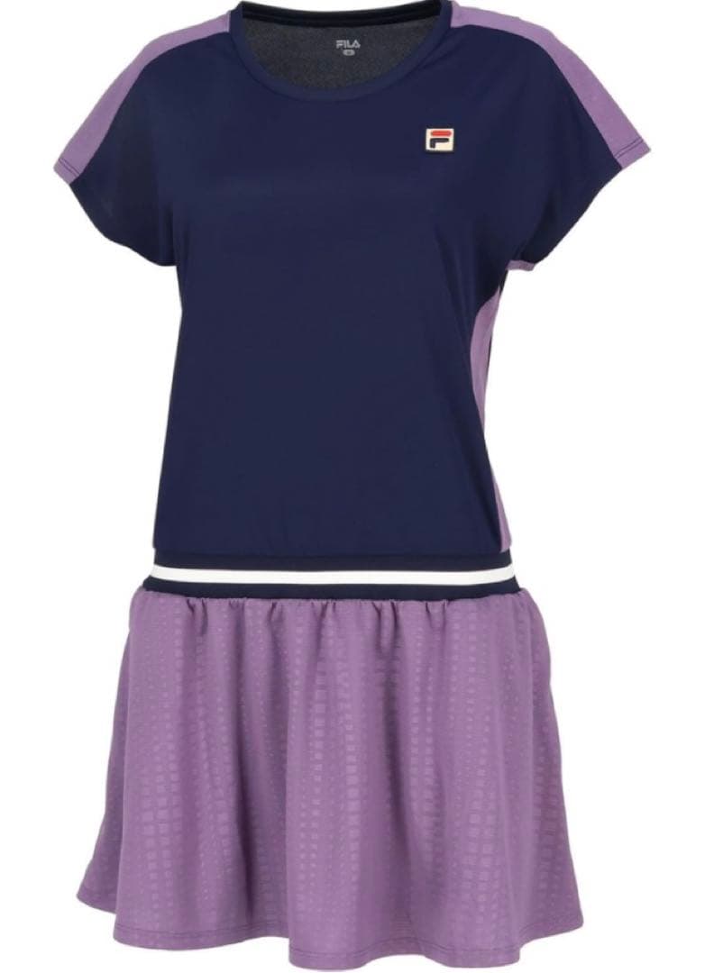 No.748 FILA 大人気新色「モーヴ」のワンピース☆XL☆新品☆