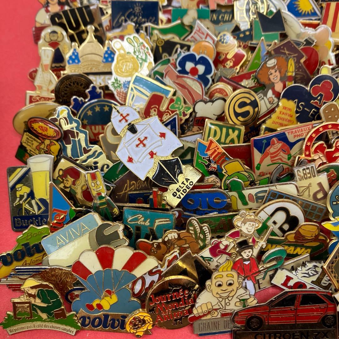 フランス雑貨★ピンバッジ大量200個セット★