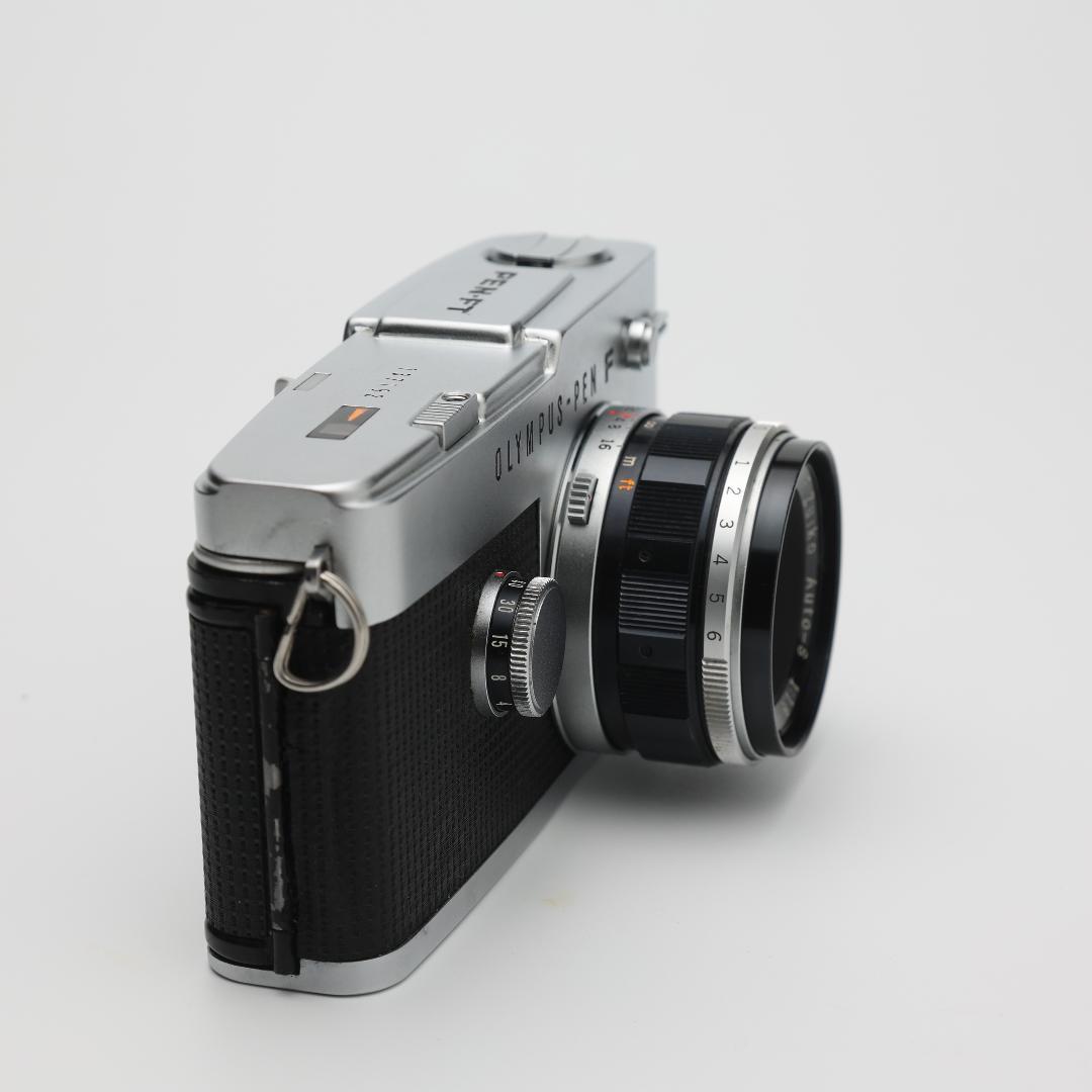 オリンパス ハーフ 一眼レフ PEN FT 純正ケース・花文字メタルキャップ