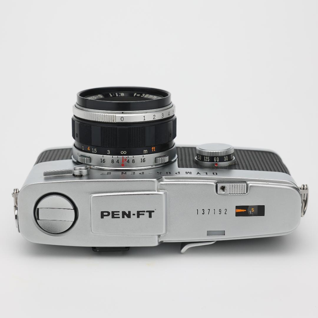 オリンパス ハーフ 一眼レフ PEN FT 純正ケース・花文字メタルキャップ